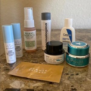 High end skin care trial size bundle